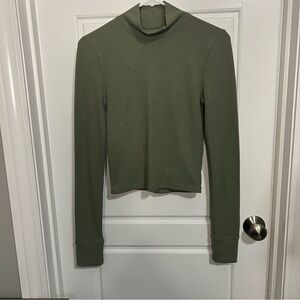 American Eagle Outfitters Sage Long Sleeve Top